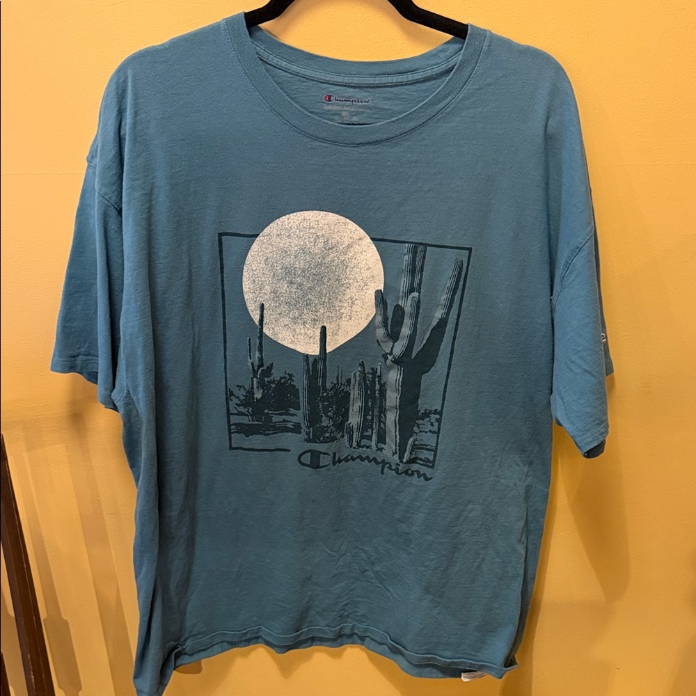 Champion Teal Desert Graphic Men's Tee
